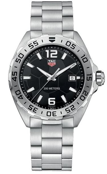 Tag heuer formula 1 WAZ1015.BA0842 Black Dial Men's replica watch